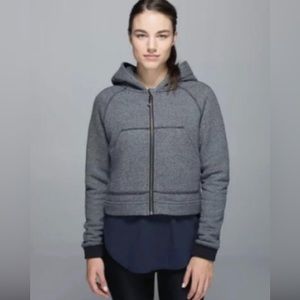 Lulu Jacket Gray Cropped Size 6 “Long & The Short of It” Jacket